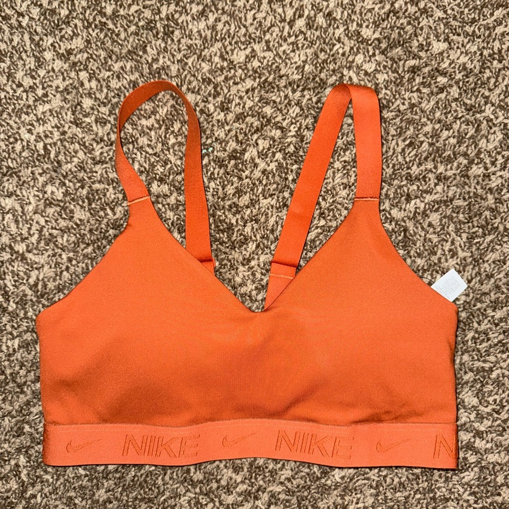 Nike Coral Sports Bra Seamless Design Intimates